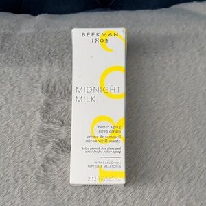 Beekman 1802 Midnight Milk Sleep Cream with Yellow Accents
